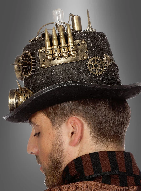 Steampunk Zylinder mit Licht