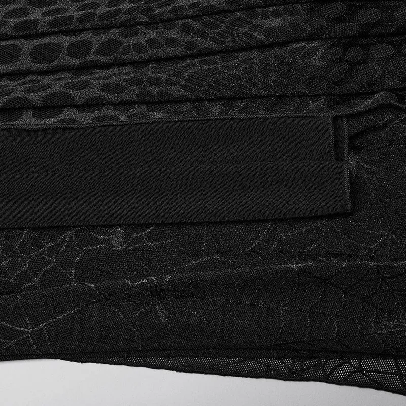 Damen-Hochzeitskleid im Gothic-Stil mit tiefem Seitenschlitz, Flitterwochenkleid in Übergröße