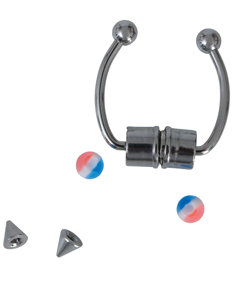 Falsches Nasenpiercing mit Magnet