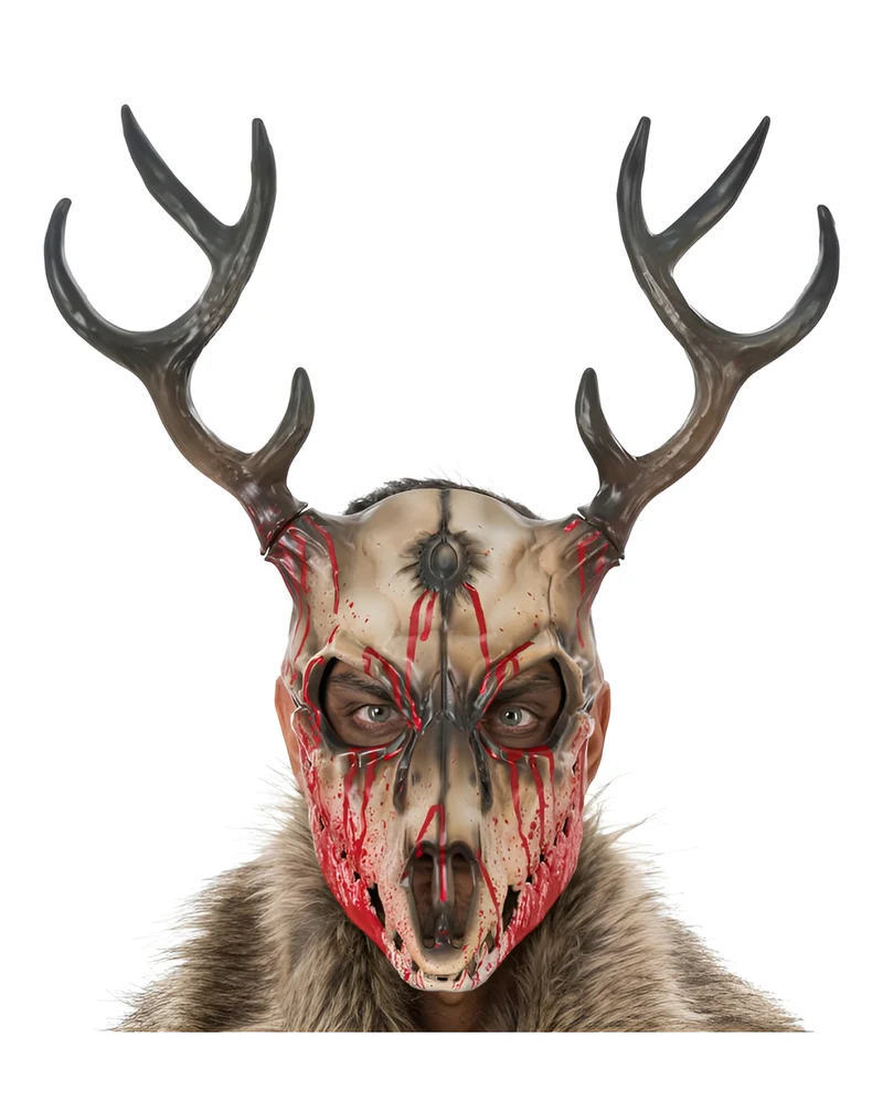 Blutige Höllenbist Halbmaske