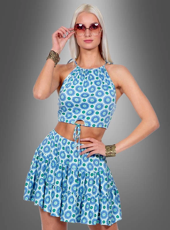Sommer Rock und Oberteil Boho Outfit