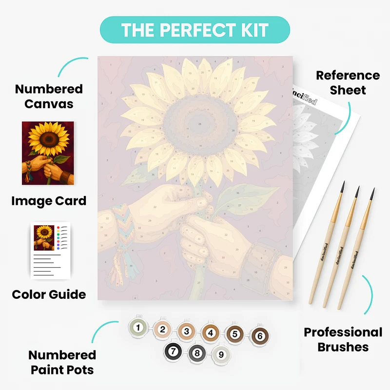 Sunflower Exchange - Paint by Numbers Kit