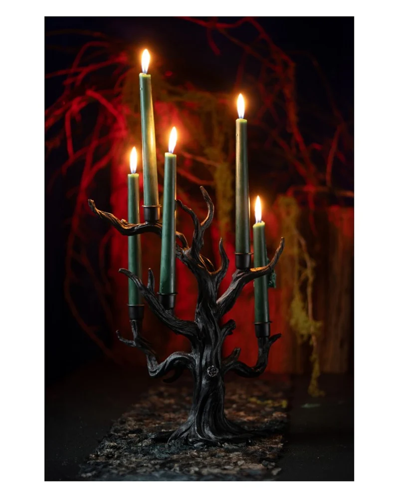 Schwarzer Mystic Tree Kerzenleuchter 29,5cm