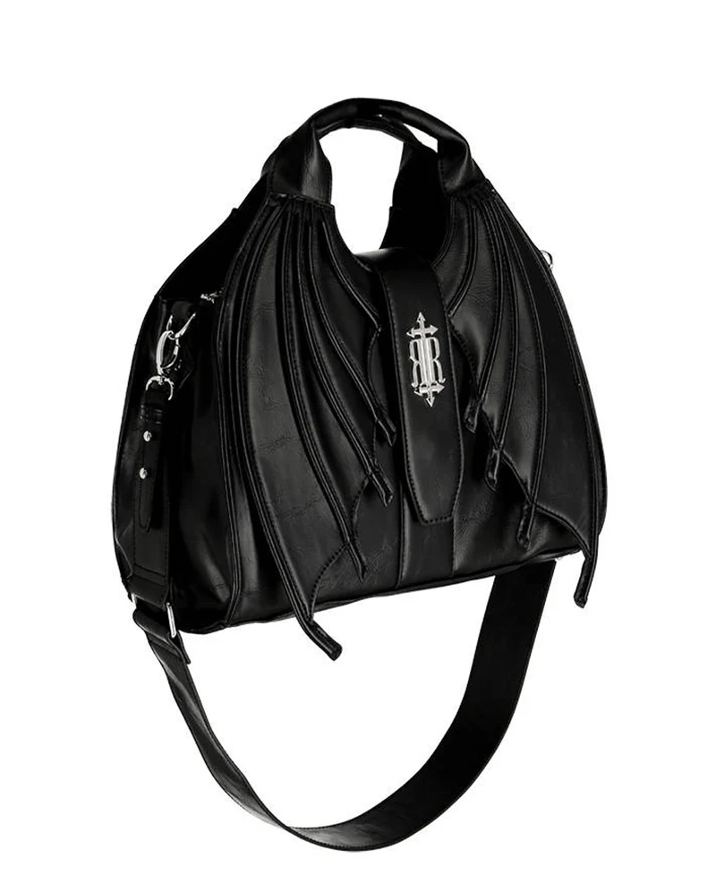 Succubus Gothic Handtasche mit Fledermausflügel
