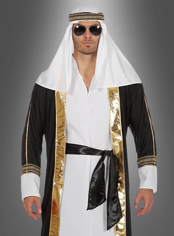 Scheich mit orientalischer Kopfbedeckung
