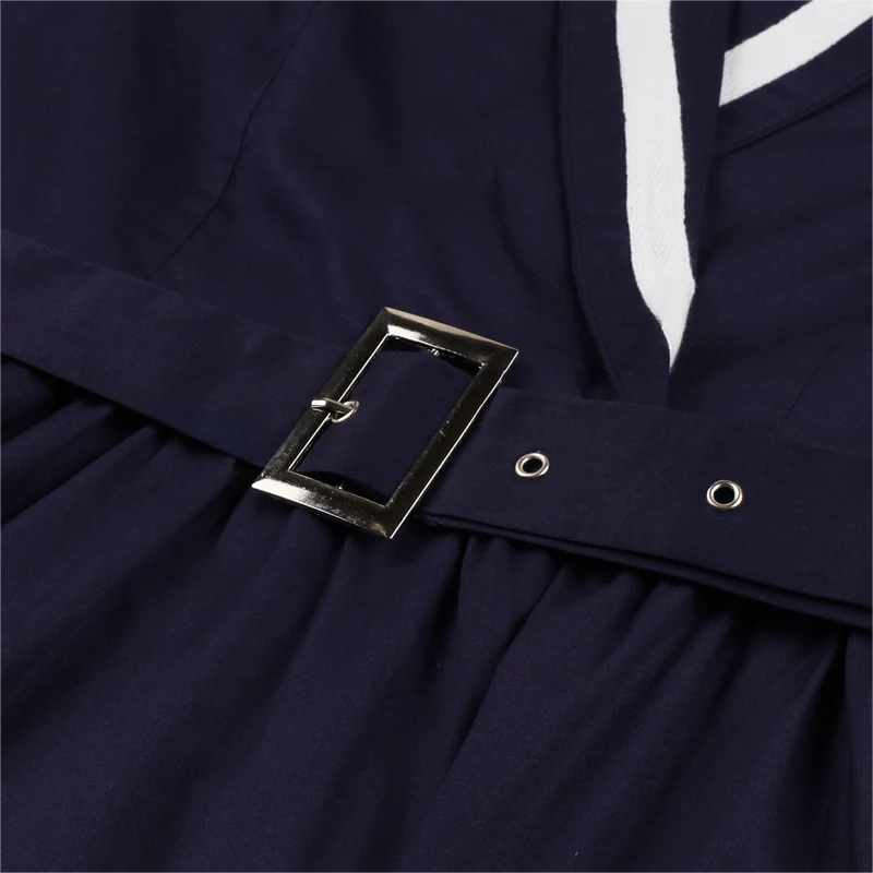 Tief ausgeschnittenes Abendkleid im Gothic-Stil mit Schnallenriemen für Damen