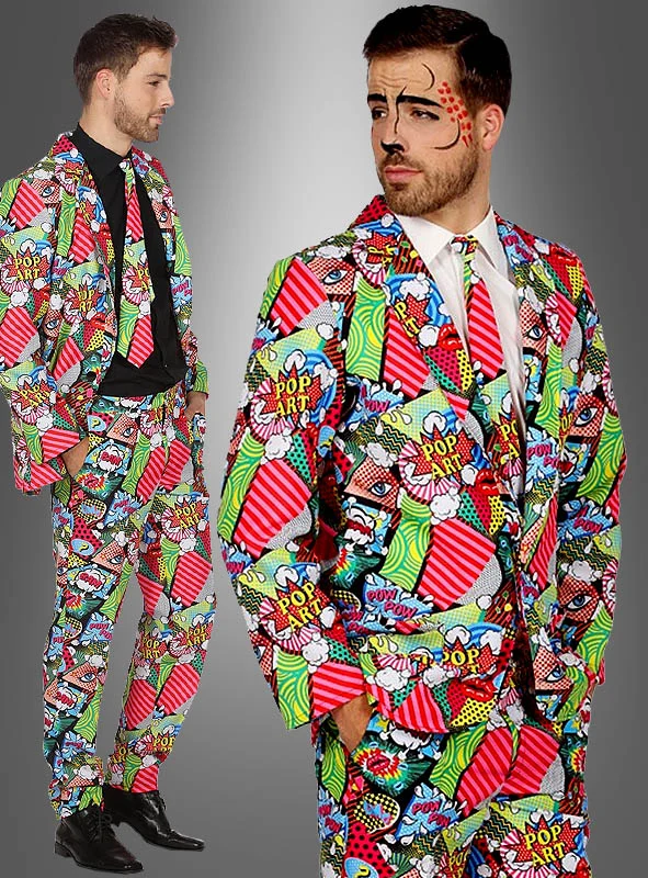 Pop Art Anzug für Herren