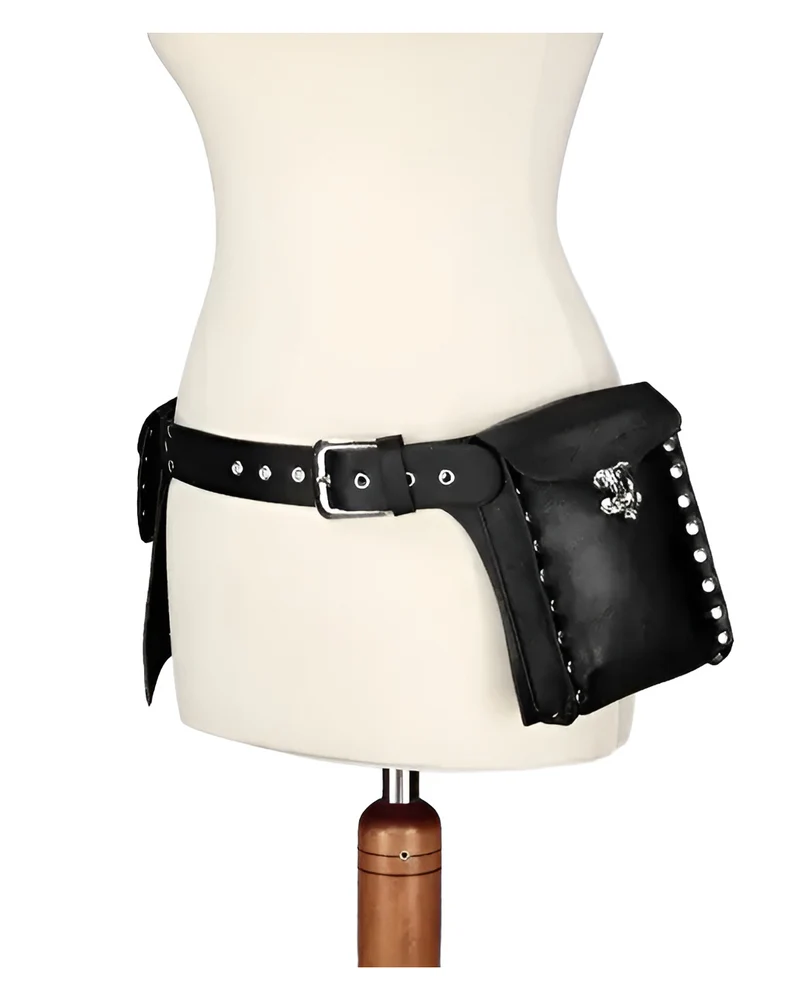Steampunk Pocket Belt Schwarz