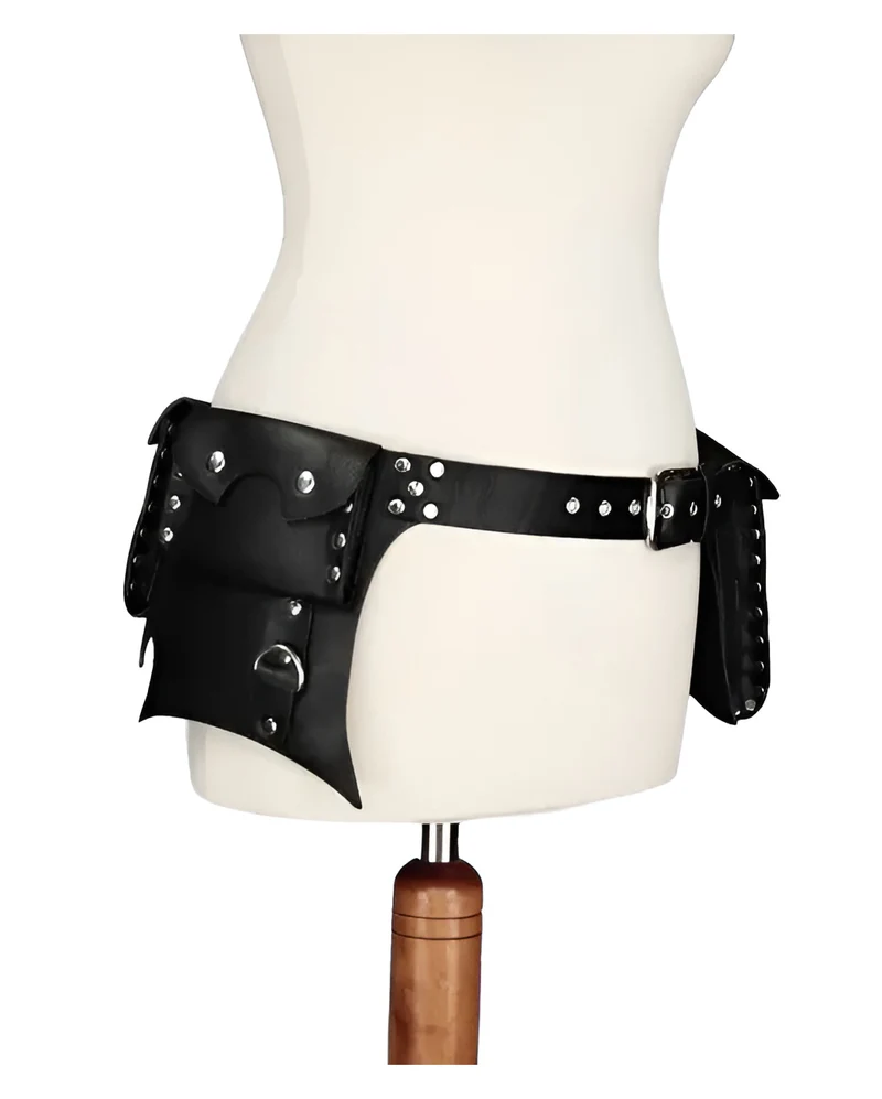 Steampunk Pocket Belt Schwarz