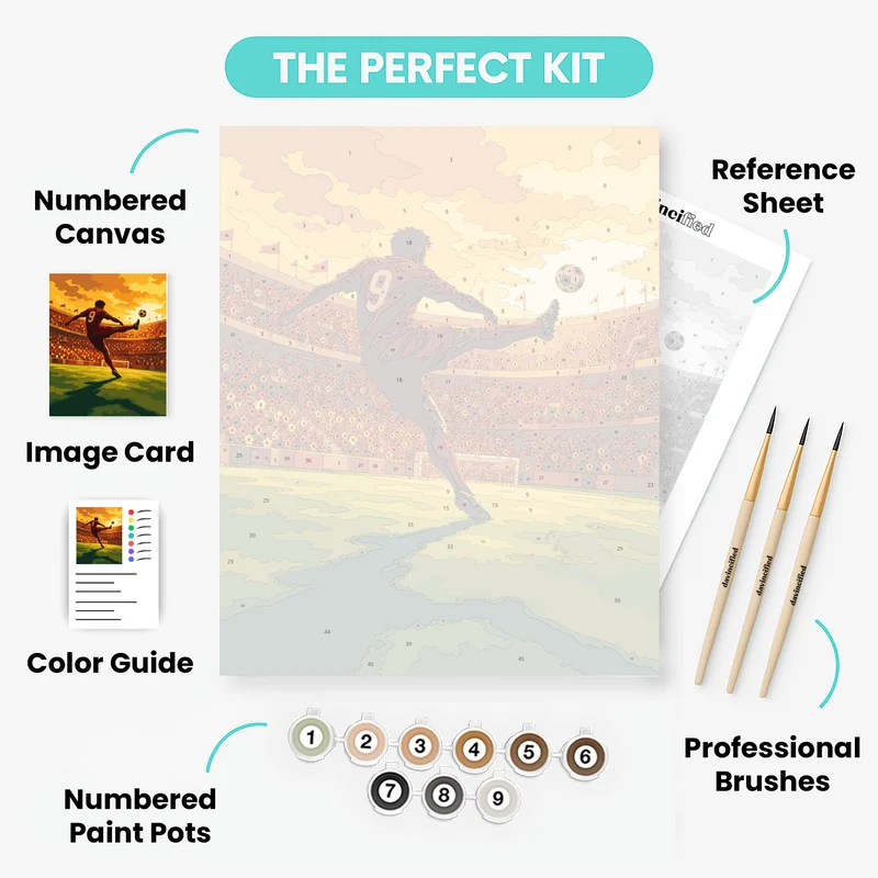 Number 9 Shot - Paint by Numbers Kit