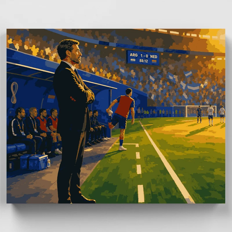 Touchline Coach - Paint by Numbers Kit