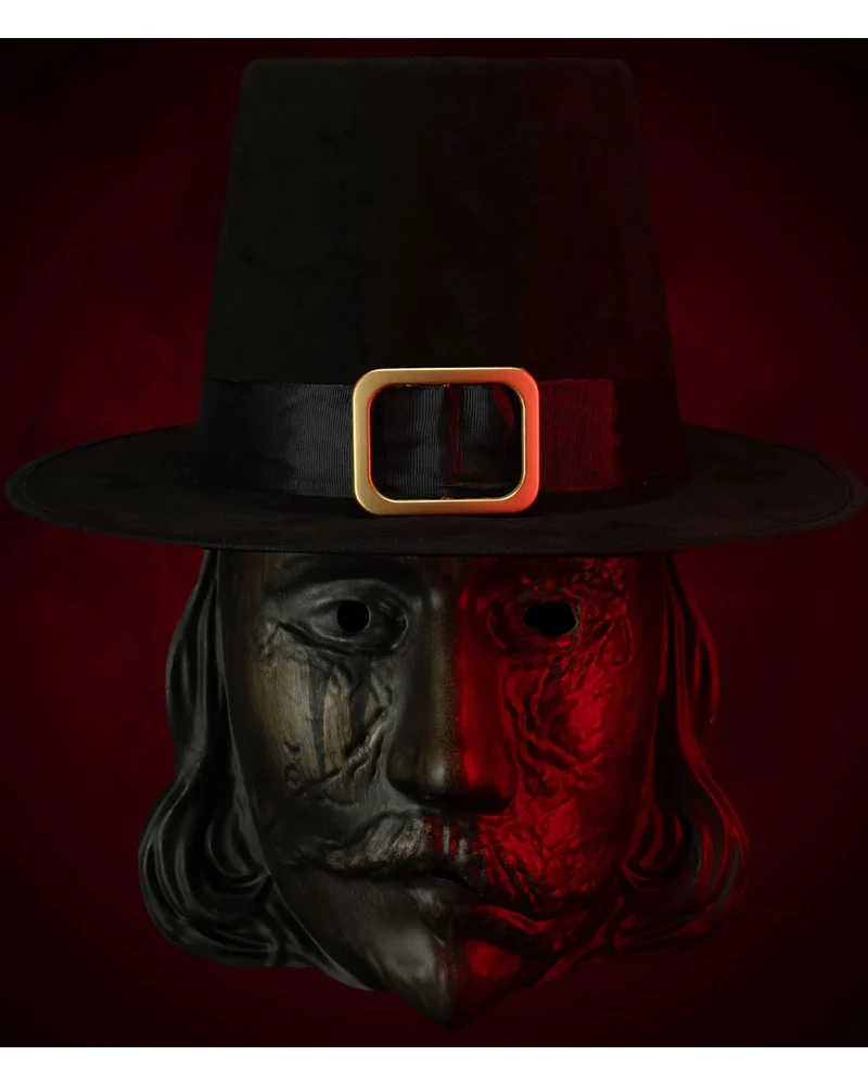 Thanksgiving - John Carver Burnt Maske
