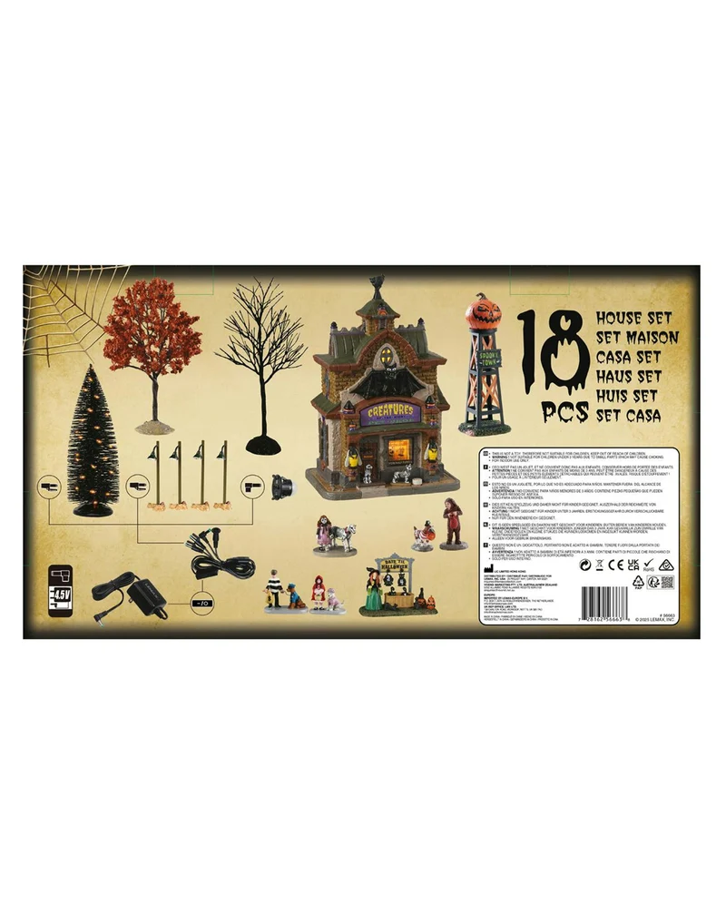 Lemax Spooky Town - Creatures of the Night Pet Shop Set