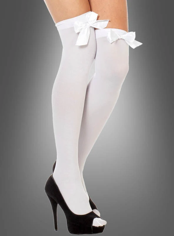 Sexy Overknees mit Schleife