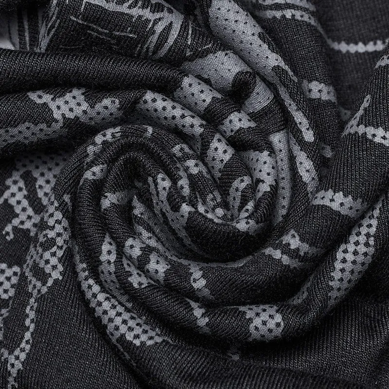 T-Shirt mit Gothic-Skelett-Aufdruck für Damen