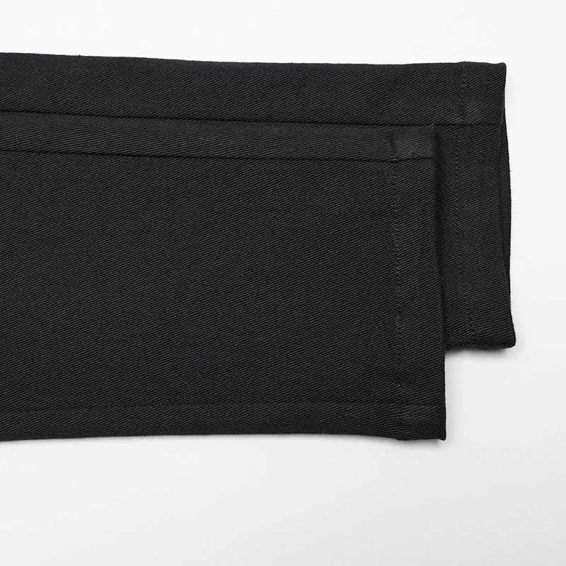 Damen Punk Skelett Lackleder Splice Hose