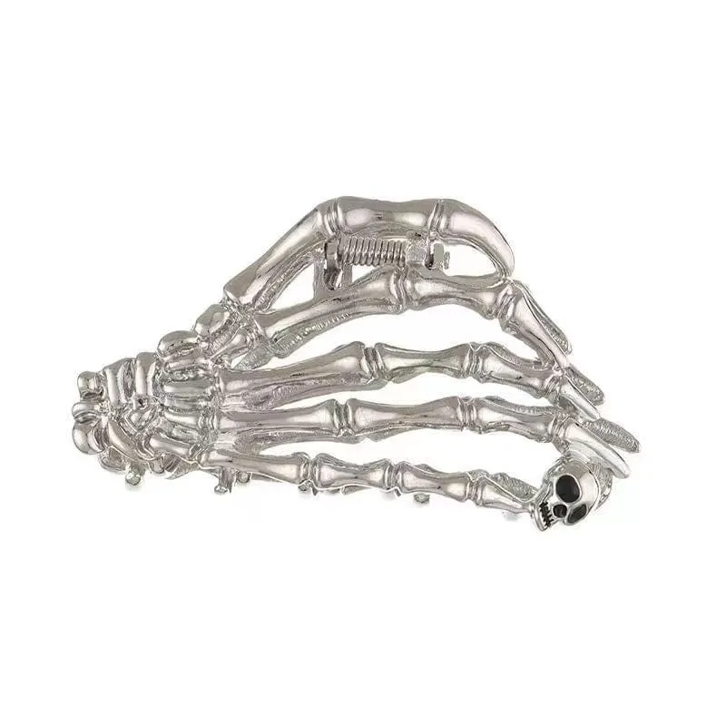 Punk-Skelett-Haarspange für Damen