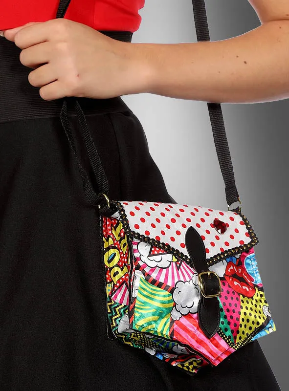 Comic Handtasche Pop Art