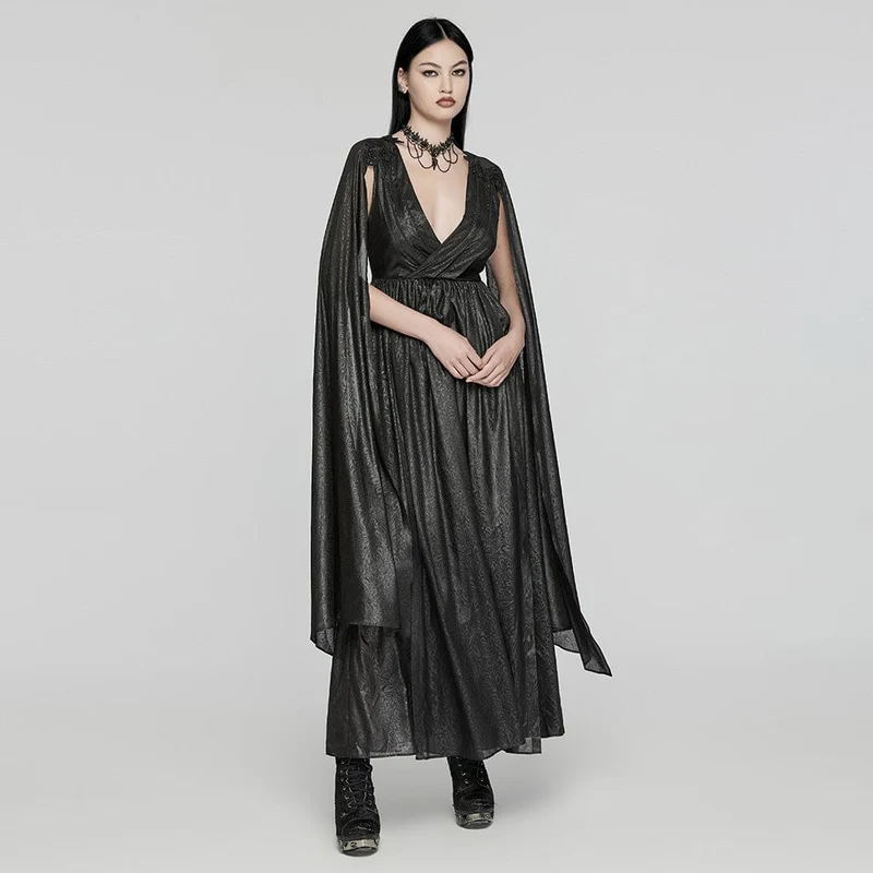Gothic-Ballkleid mit tiefem Ausschnitt und Schnürung für Damen, Hochzeitskleid