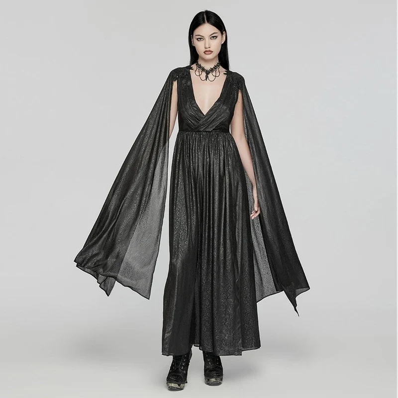 Gothic-Ballkleid mit tiefem Ausschnitt und Schnürung für Damen, Hochzeitskleid
