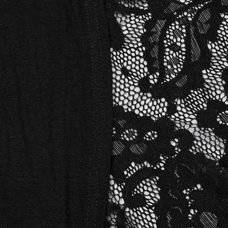 Gothic Rüschen Maxi Partyröcke für Damen