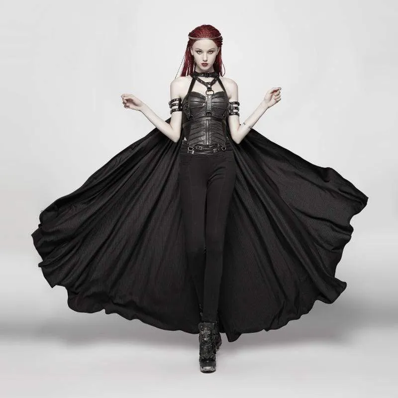 Punk-Metallketten-Harnisch-Umhang für Damen