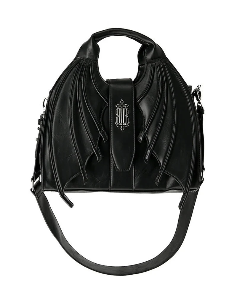 Succubus Gothic Handtasche mit Fledermausflügel