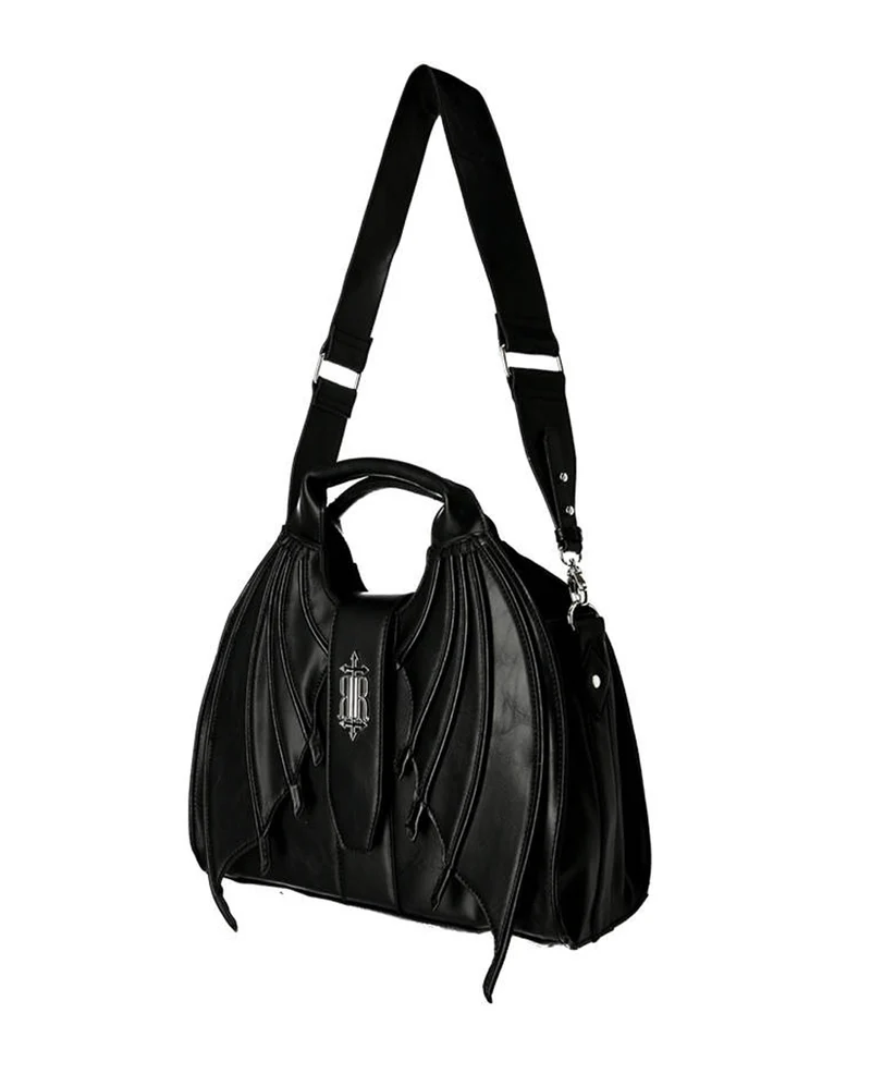 Succubus Gothic Handtasche mit Fledermausflügel