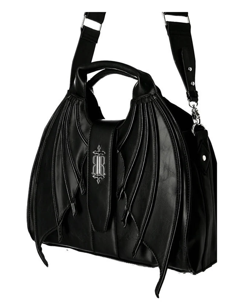 Succubus Gothic Handtasche mit Fledermausflügel