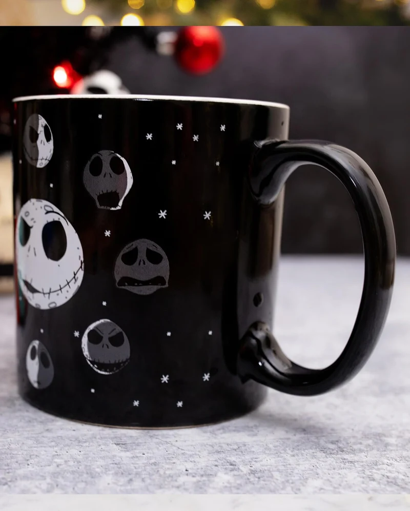 The Nightmare Before Christmas Jack Moon Phases Tasse