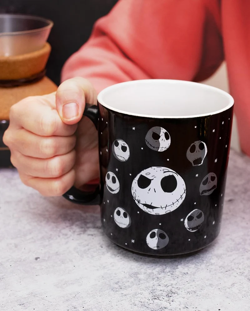 The Nightmare Before Christmas Jack Moon Phases Tasse