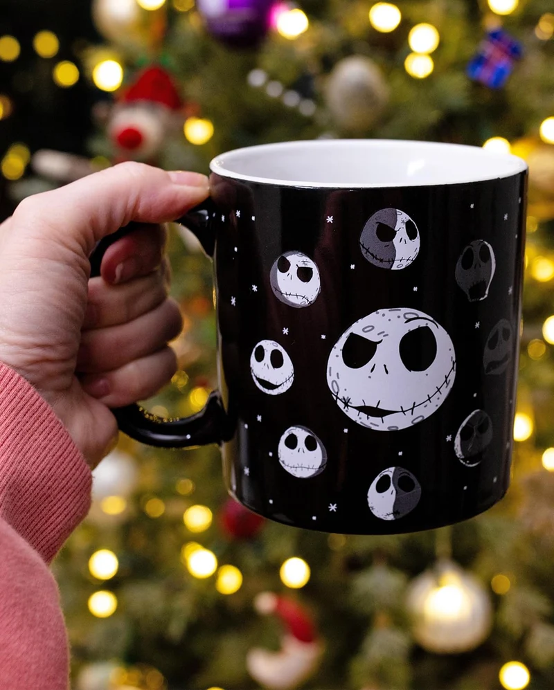 The Nightmare Before Christmas Jack Moon Phases Tasse