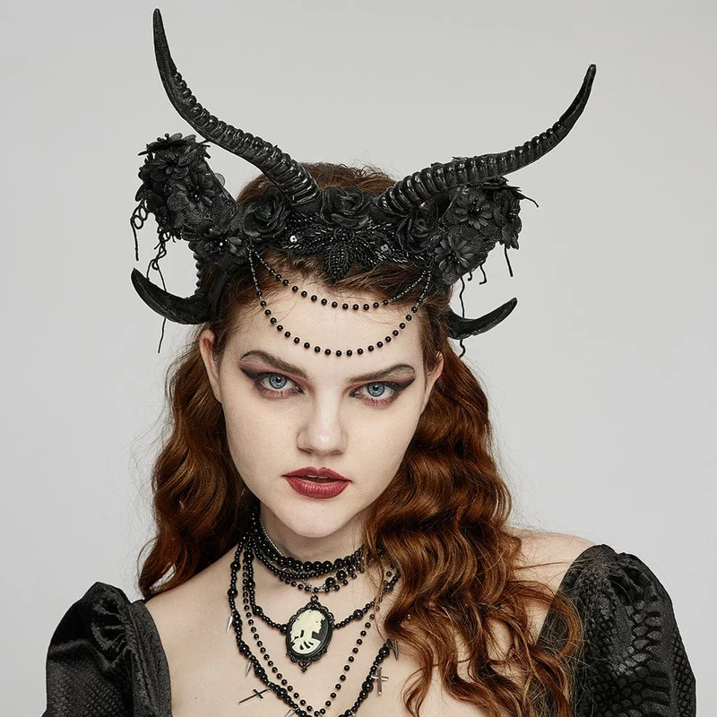 Gothic Geweih Kopfschmuck für Damen