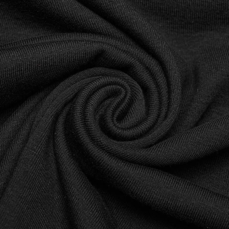Damen Gothic Mesh Splice Off-Shoulder-Kleid