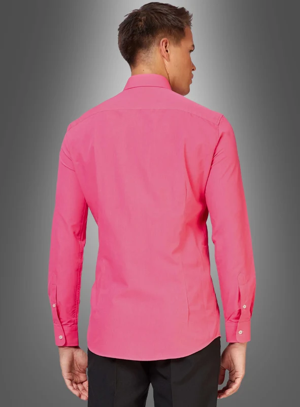 Herrenhemd Langarm pink