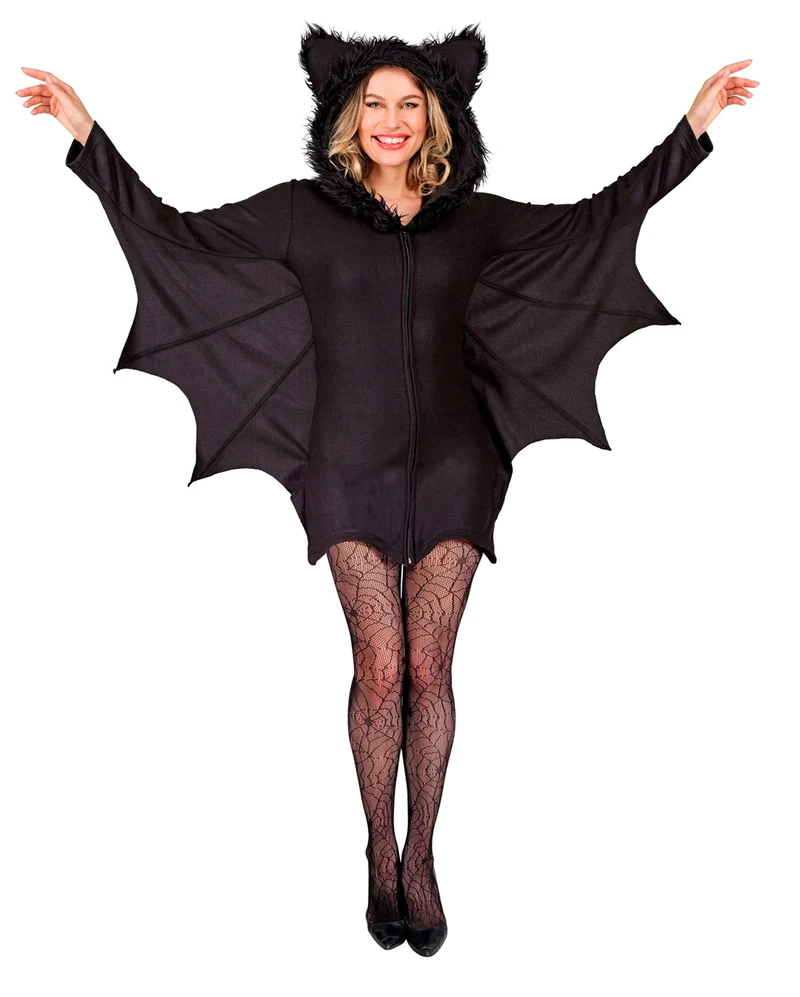 Fledermaus Kapuzenkleid