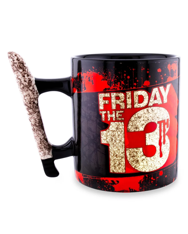 Friday the 13th Keramiktasse mit Machete als Griff