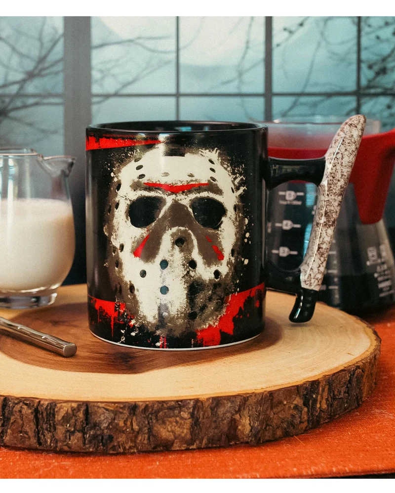 Friday the 13th Keramiktasse mit Machete als Griff