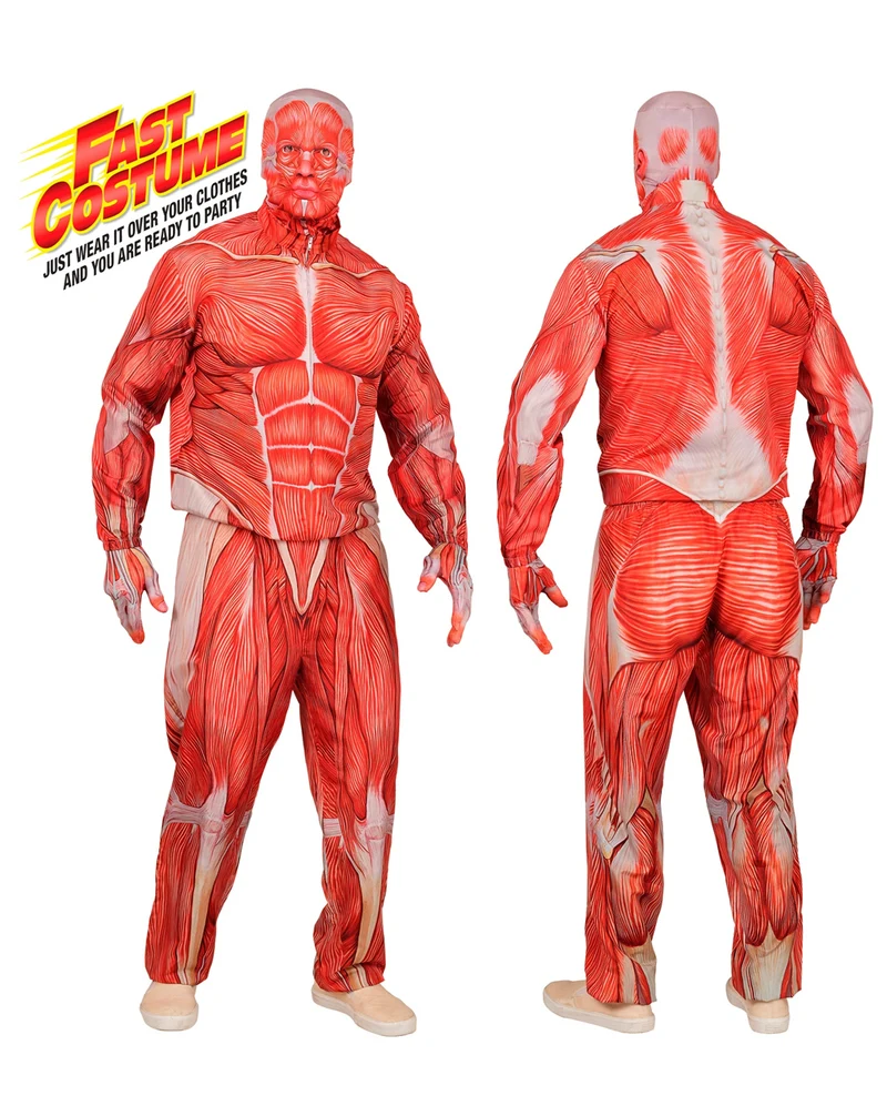 Anatomy Sofortkostüm mit Maske & Handschuhe