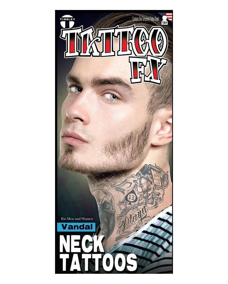 Vandale Nacken Klebetattoo Set