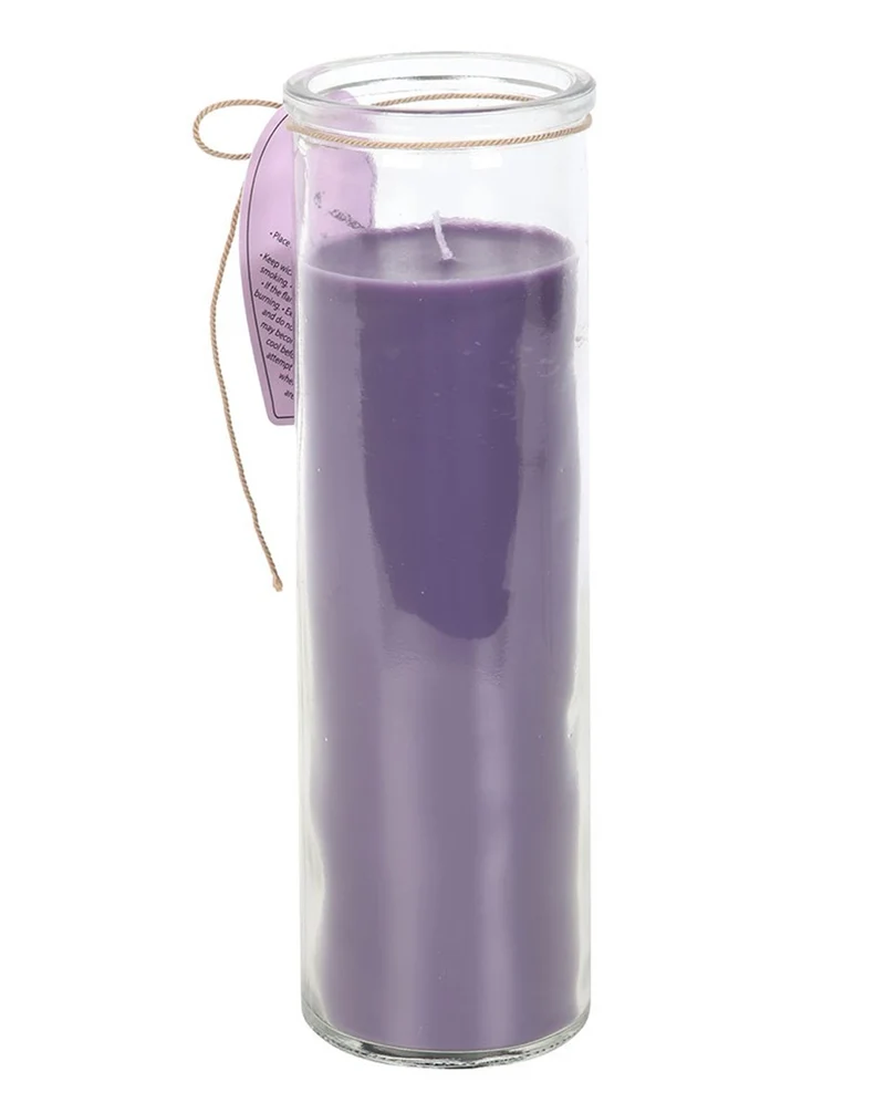 Of Whiskers & Wings Lavenderkerze mit Katzenmotiv 20cm