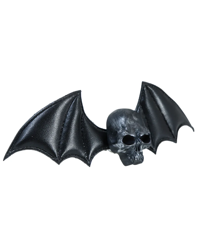 Fledermaus Totenkopf Haarklammer
