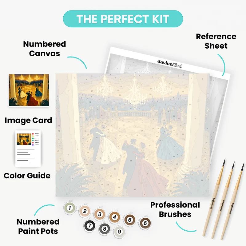 Grand Ballroom Waltz - Paint by Numbers Kit
