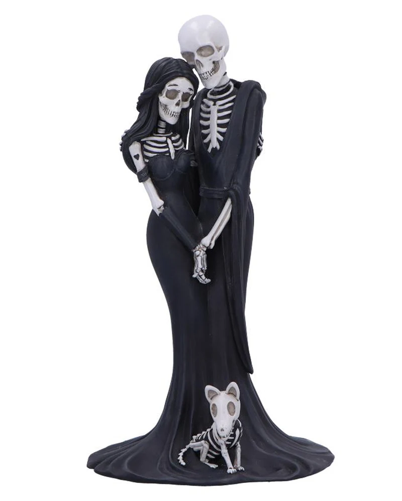 Eternal Companion Gothic Skulptur 24cm