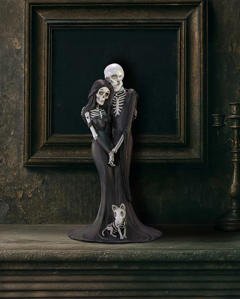 Eternal Companion Gothic Skulptur 24cm