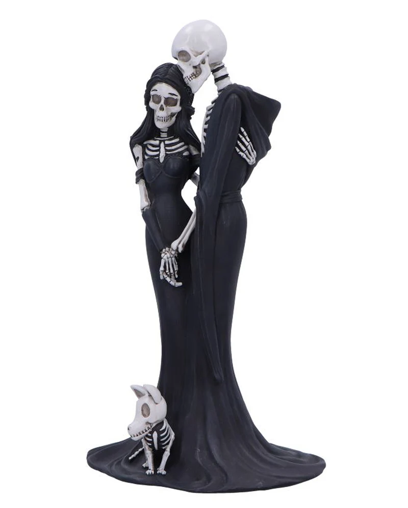 Eternal Companion Gothic Skulptur 24cm