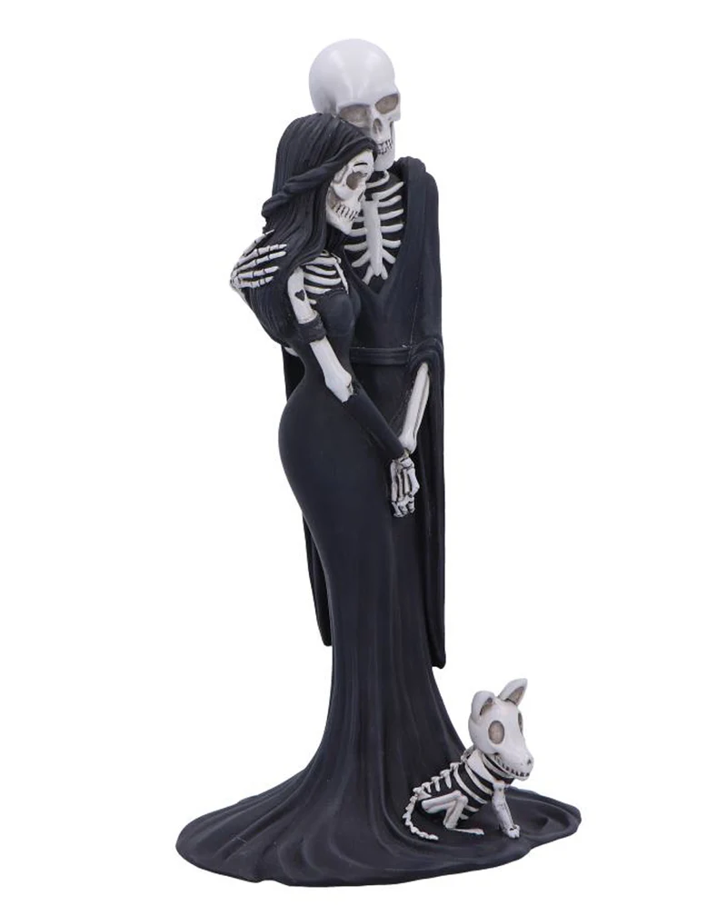 Eternal Companion Gothic Skulptur 24cm