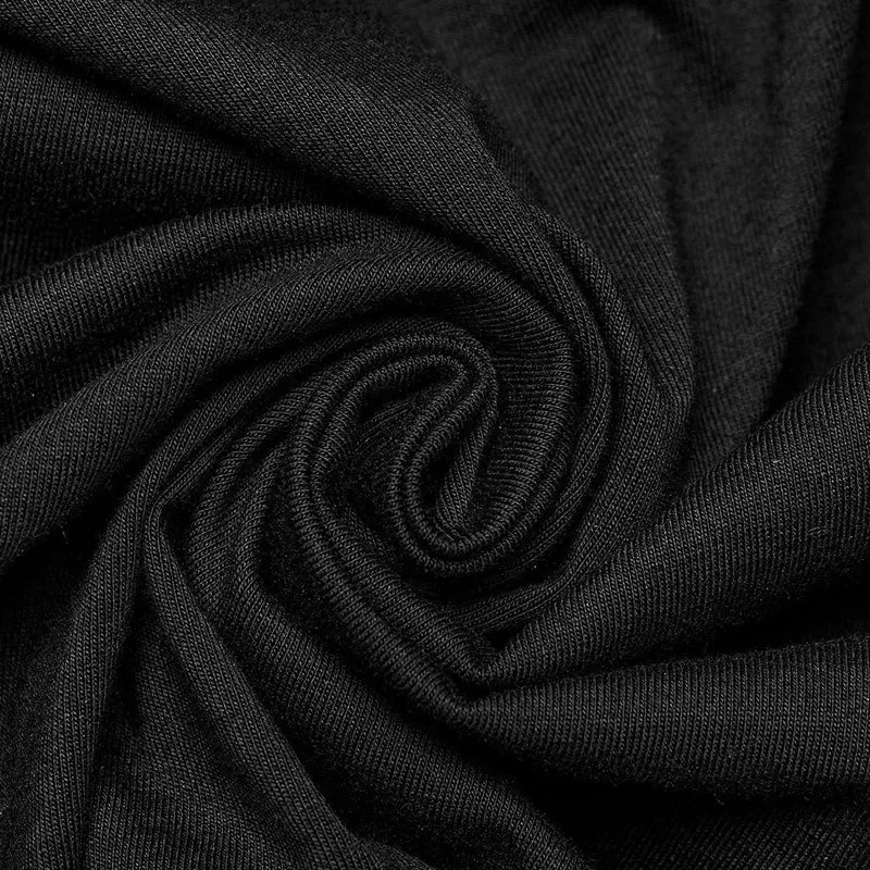 Schulterfreies Gothic-Top mit Kordelzug und Spitze für Damen