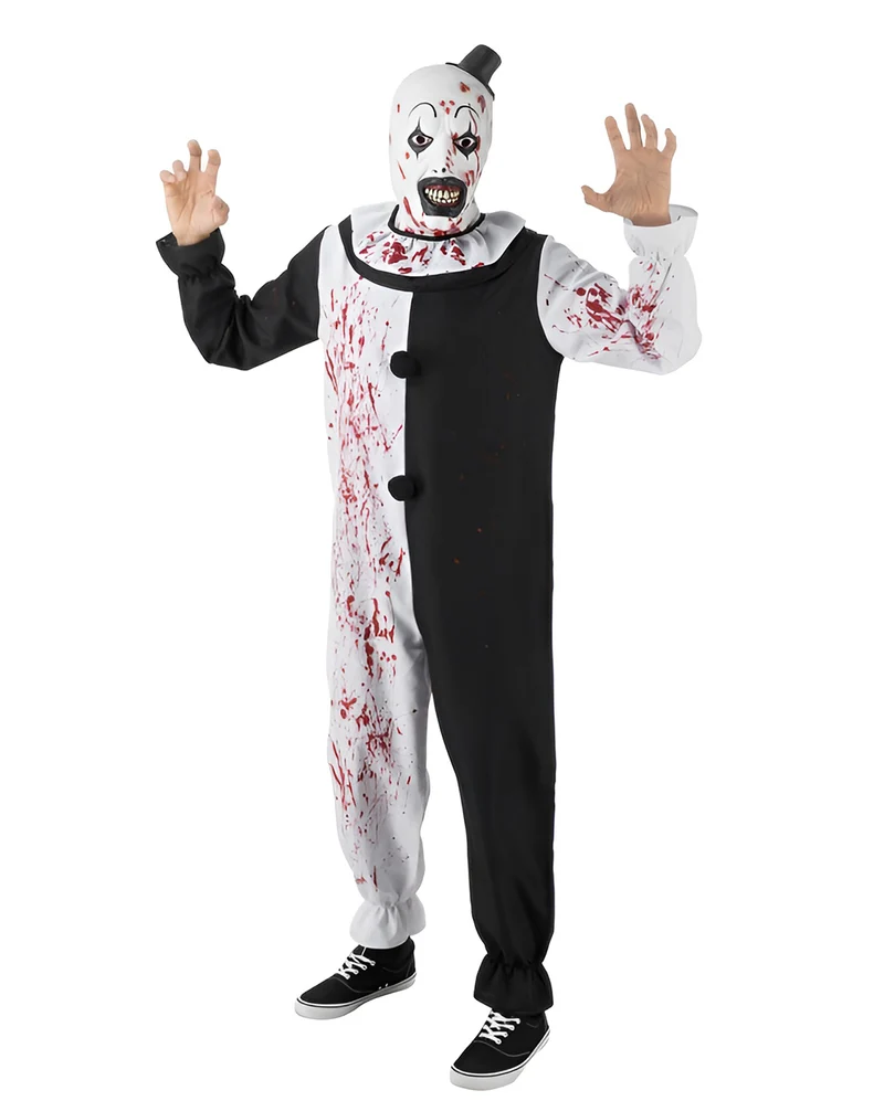 Blutiges TERRIFIER - Art The Clown Kostüm