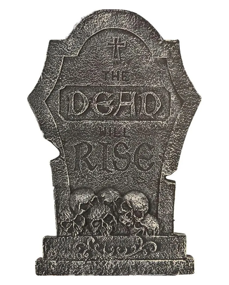 "The Dead Will Rise" Halloween Grabstein 56cm